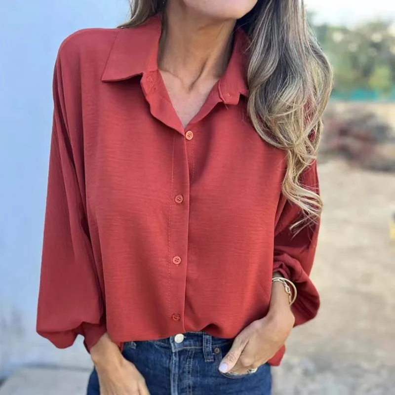 JUNO | Elegante Bluse mit Raffinierten Laternenärmeln