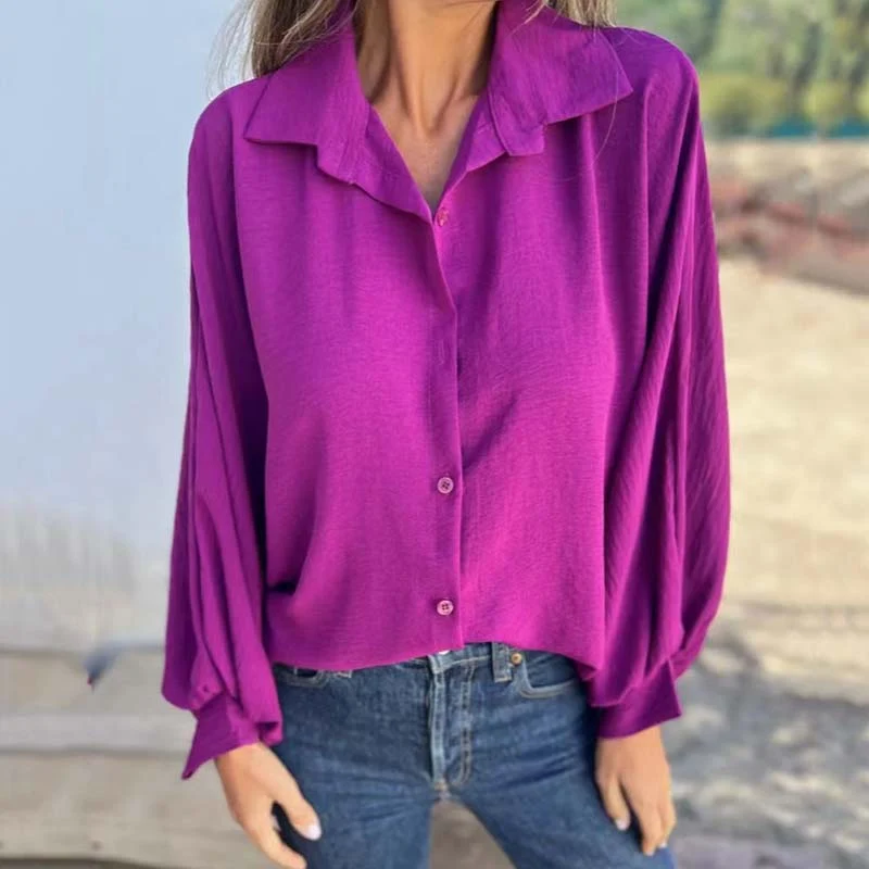 JUNO | Elegante Bluse mit Raffinierten Laternenärmeln