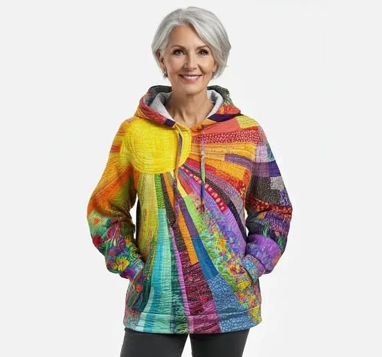 Alverin | Künstlerischer Hoodie für Ausdrucksstarke Bequemlichkeit und Alltagstauglichkeit