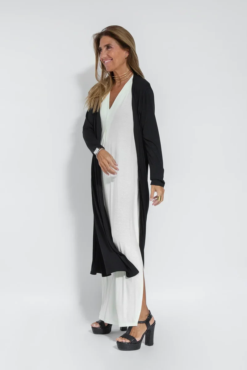 Sannea | Kleid-Set mit Cardigan, Figurbetonender Silhouette und Zeitloser Eleganz