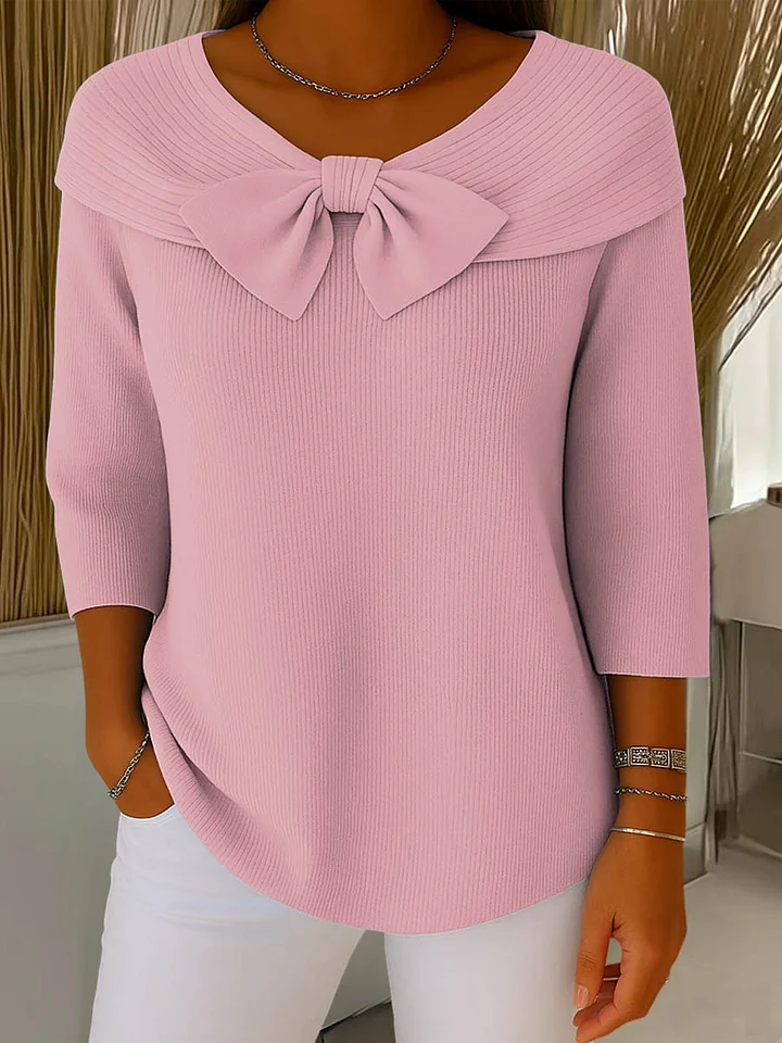 FLEUR | Elegantes Top mit Schleife und idealer Passform