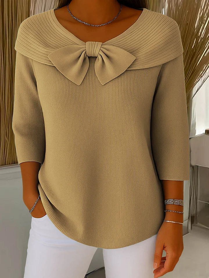 FLEUR | Elegantes Top mit Schleife und idealer Passform