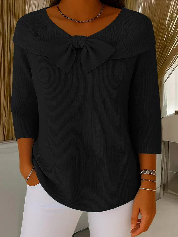 FLEUR | Elegantes Top mit Schleife und idealer Passform