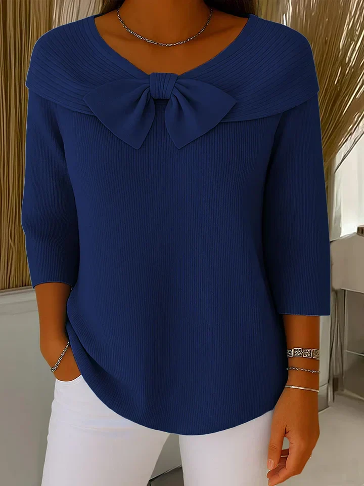 FLEUR | Elegantes Top mit Schleife und idealer Passform