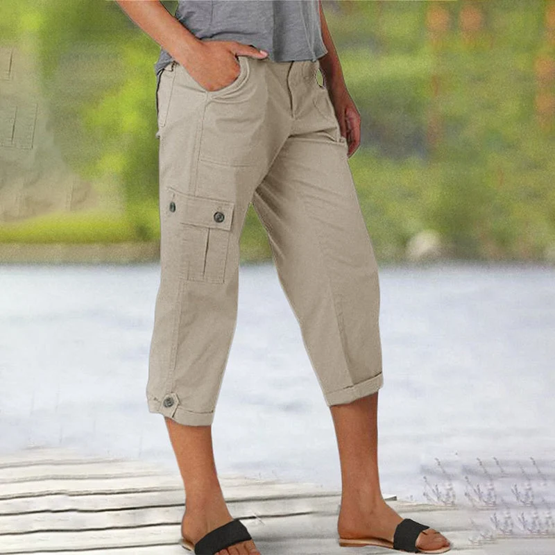 FRANCESCA | Capri-Hose mit zahlreichen Taschen und komfortabler Passform für optimale Bewegungsfreiheit
