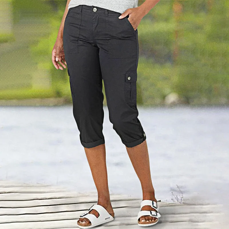 FRANCESCA | Capri-Hose mit zahlreichen Taschen und komfortabler Passform für optimale Bewegungsfreiheit