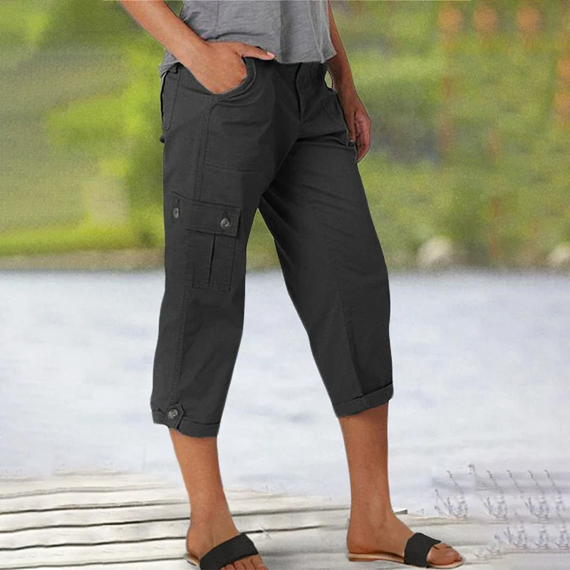 FRANCESCA | Capri-Hose mit zahlreichen Taschen und komfortabler Passform für optimale Bewegungsfreiheit