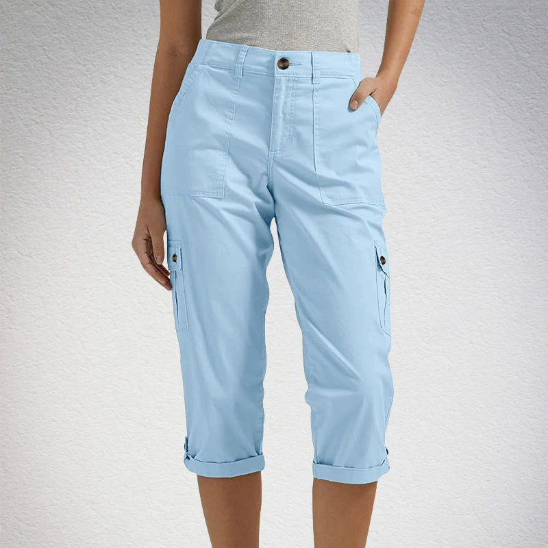 FRANCESCA | Capri-Hose mit zahlreichen Taschen und komfortabler Passform für optimale Bewegungsfreiheit