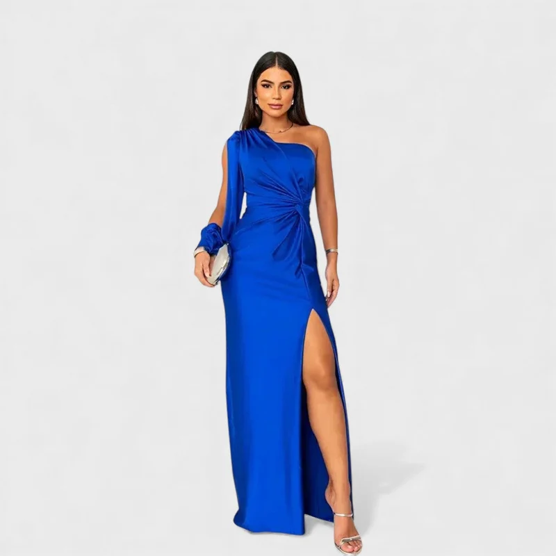 LYNN™ | Elegantes One-Shoulder Maxi-Kleid für Abendveranstaltungen und Feiern