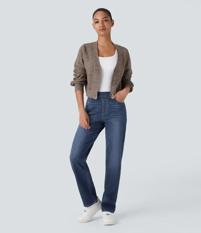 RAFFAELLA | Hochtaillierte Ultra Bequeme Hose im Casual Chic Design
