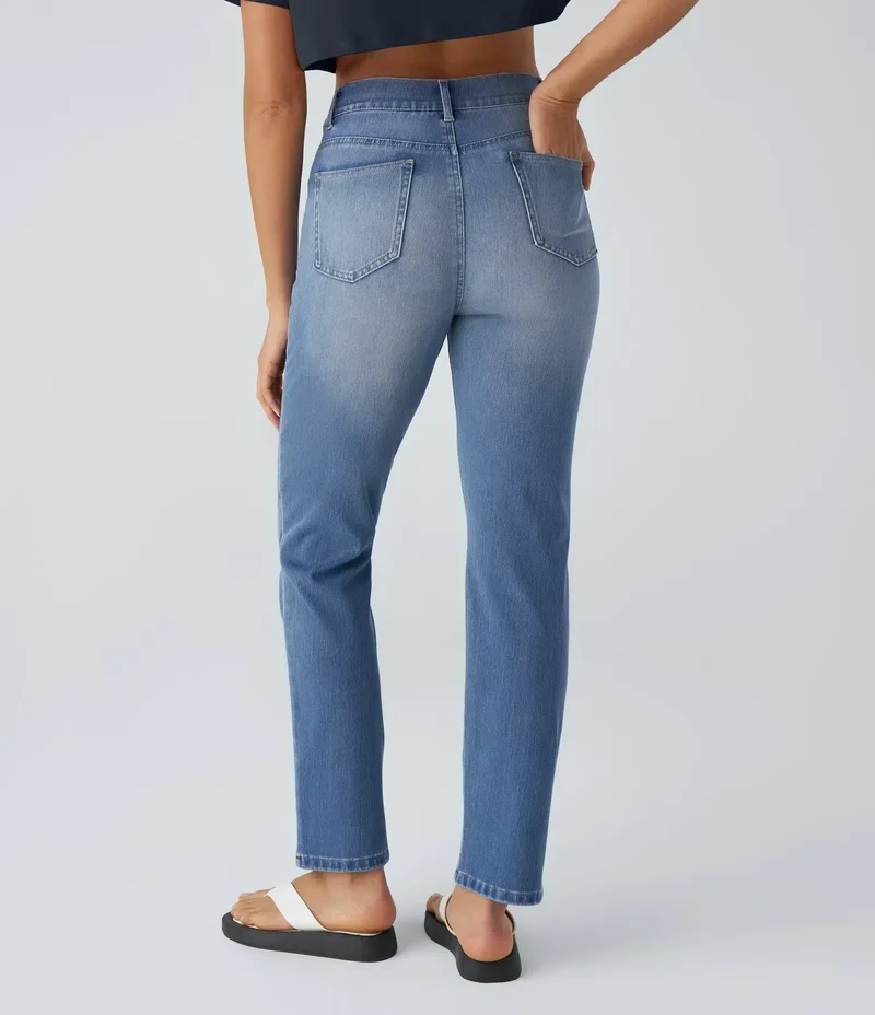 RAFFAELLA | Hochtaillierte Ultra Bequeme Hose im Casual Chic Design