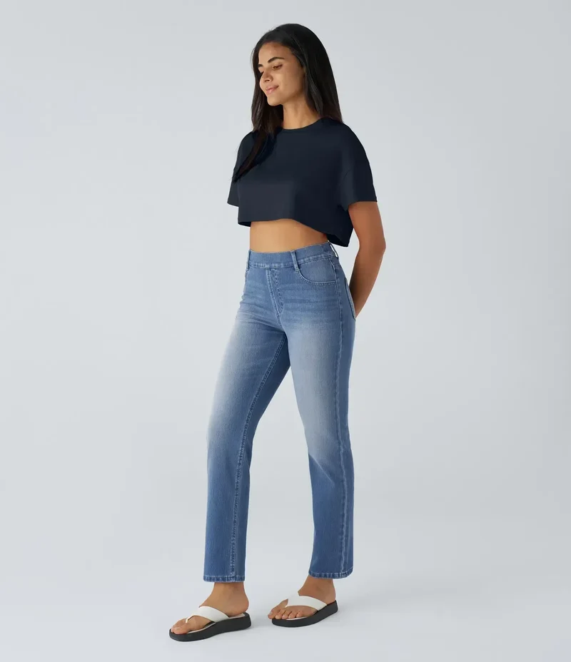 RAFFAELLA | Hochtaillierte Ultra Bequeme Hose im Casual Chic Design