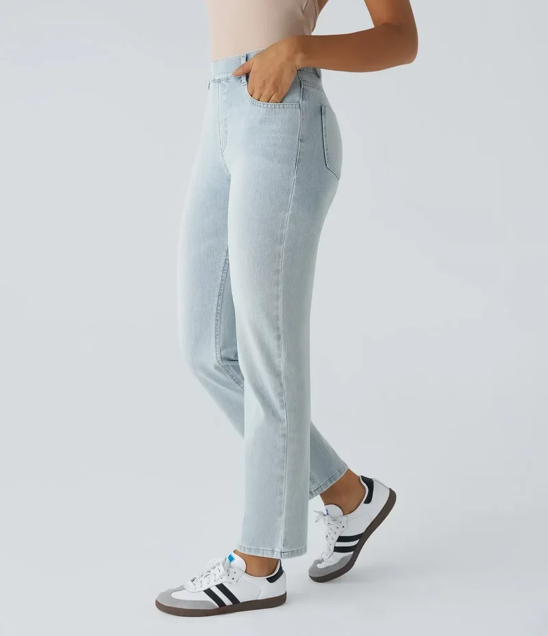 RAFFAELLA | Hochtaillierte Ultra Bequeme Hose im Casual Chic Design