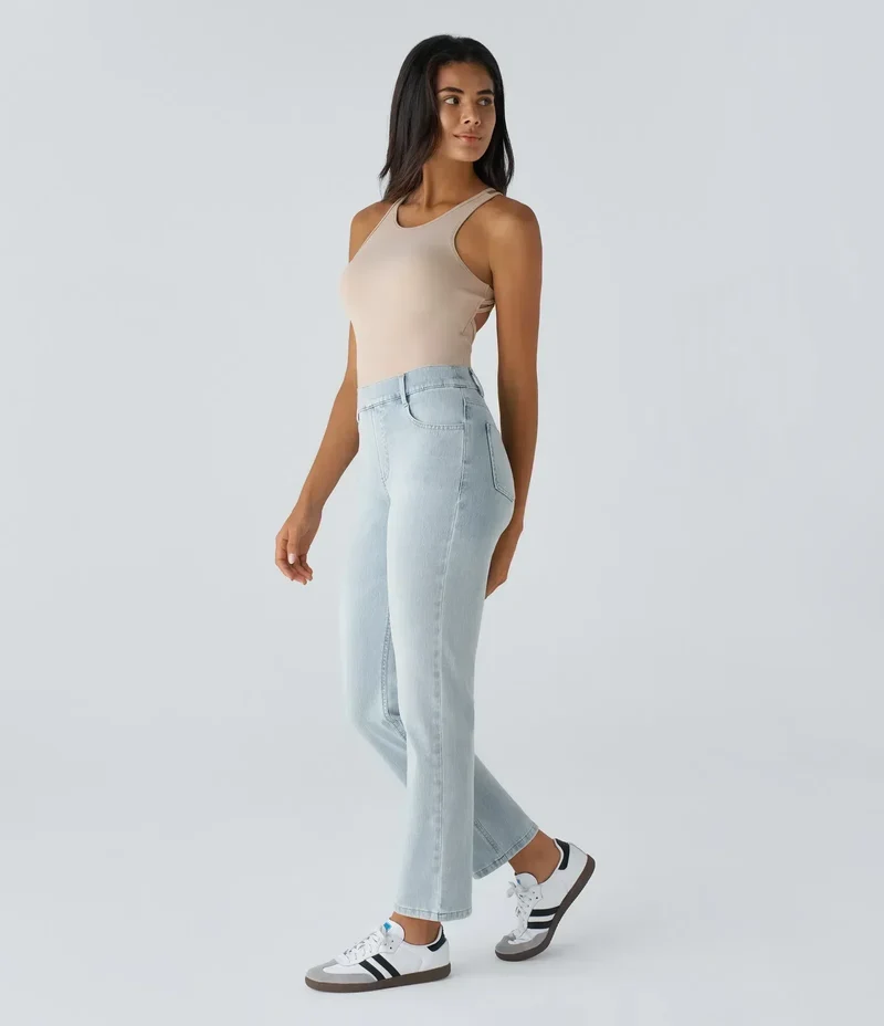 RAFFAELLA | Hochtaillierte Ultra Bequeme Hose im Casual Chic Design