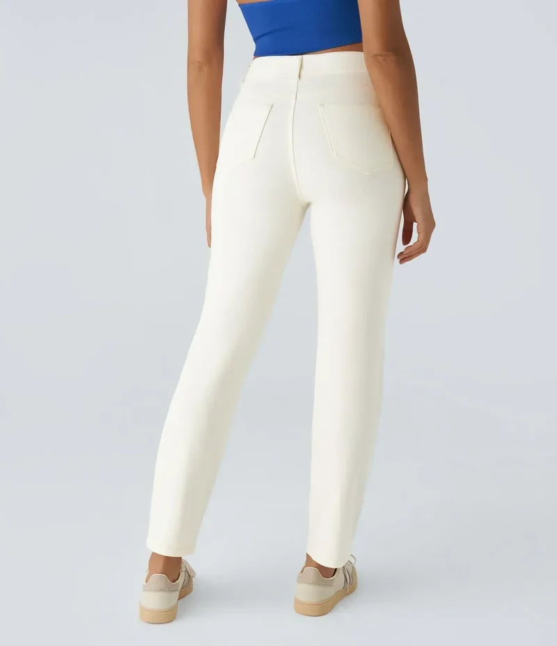 RAFFAELLA | Hochtaillierte Ultra Bequeme Hose im Casual Chic Design