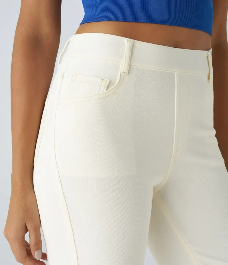 RAFFAELLA | Hochtaillierte Ultra Bequeme Hose im Casual Chic Design