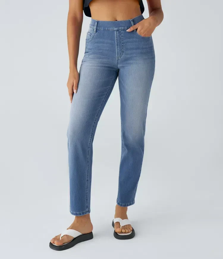 RAFFAELLA | Hochtaillierte Ultra Bequeme Hose im Casual Chic Design
