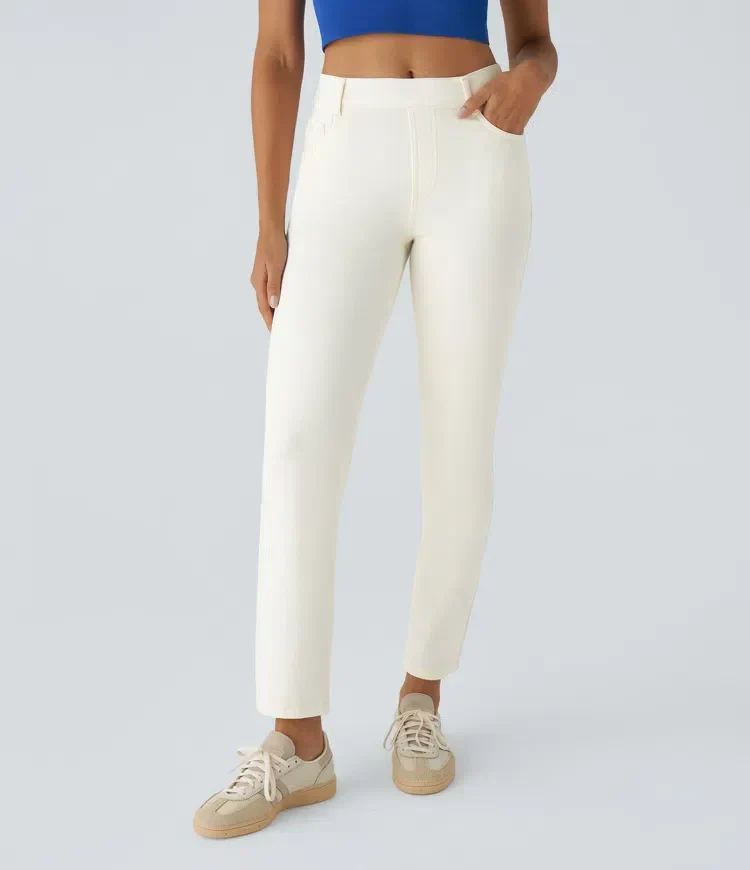 RAFFAELLA | Hochtaillierte Ultra Bequeme Hose im Casual Chic Design