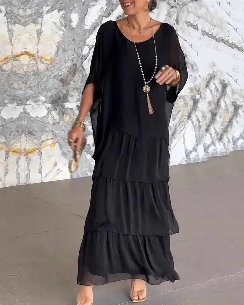 Caroline | Elegantes Maxi-Kleid für Jeden Anlass – Bequem und Stilvoll