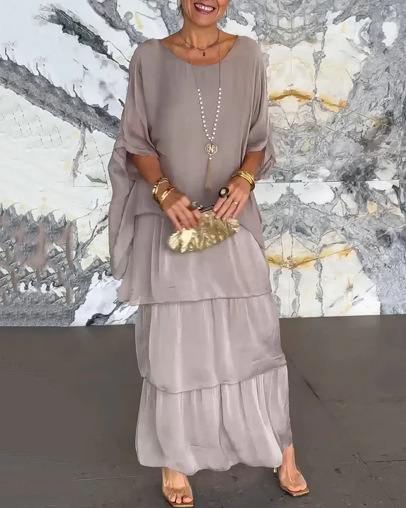 Caroline | Elegantes Maxi-Kleid für Jeden Anlass – Bequem und Stilvoll
