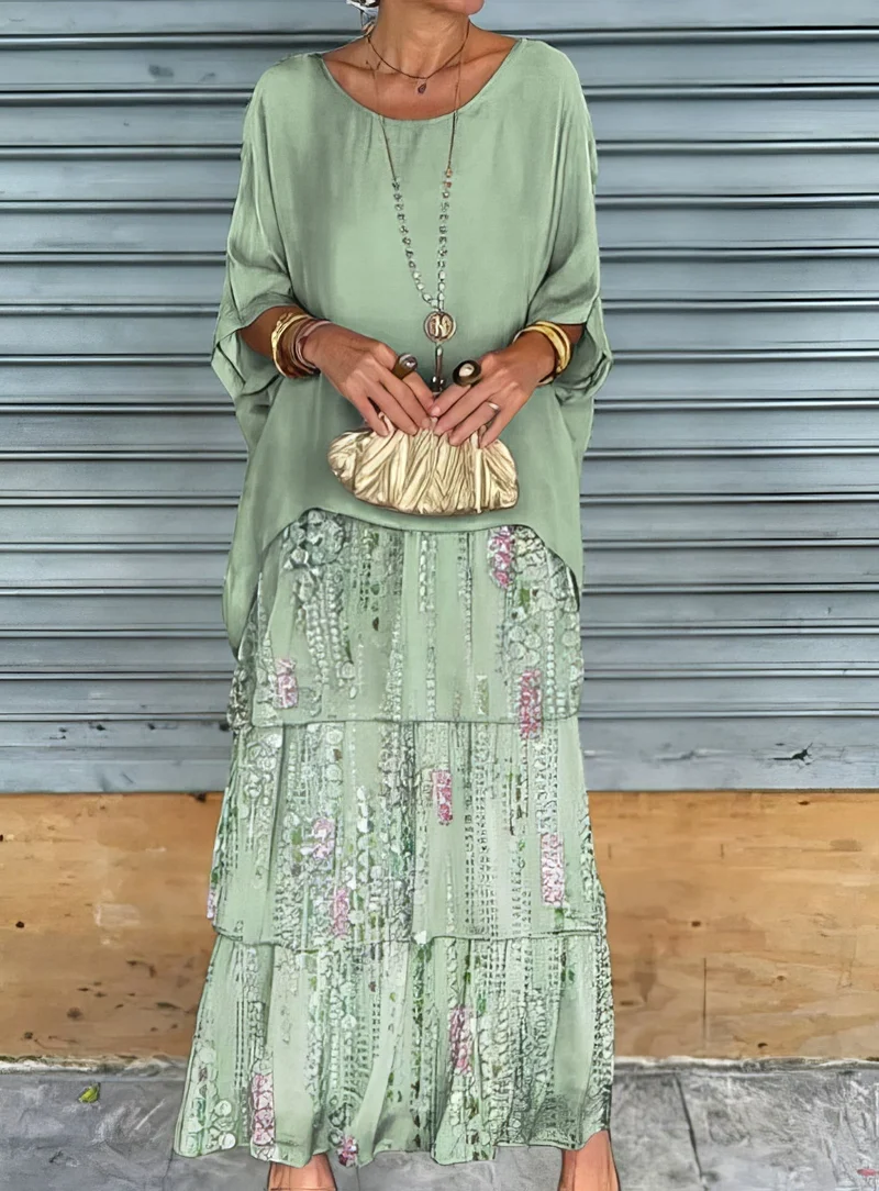 Caroline | Elegantes Maxi-Kleid für Jeden Anlass – Bequem und Stilvoll