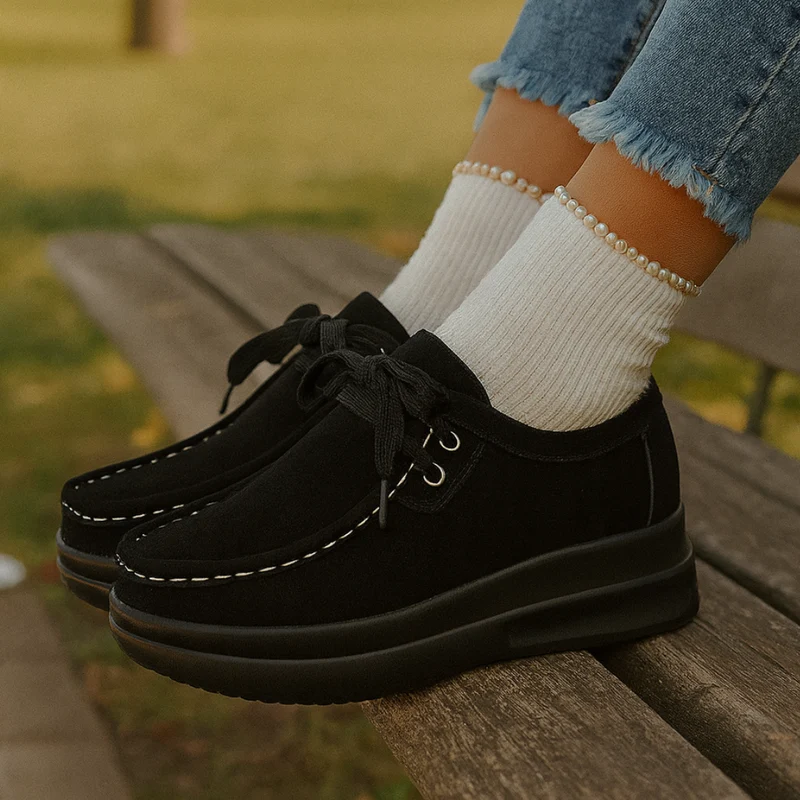 LOUISE MARIE | Schuhe mit maximalem Komfort und erhöhtem Absatz für die Herbst-/Wintersaison
