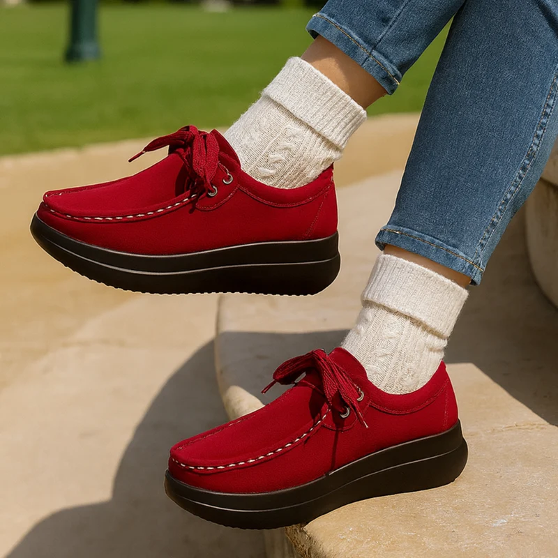 LOUISE MARIE | Schuhe mit maximalem Komfort und erhöhtem Absatz für die Herbst-/Wintersaison