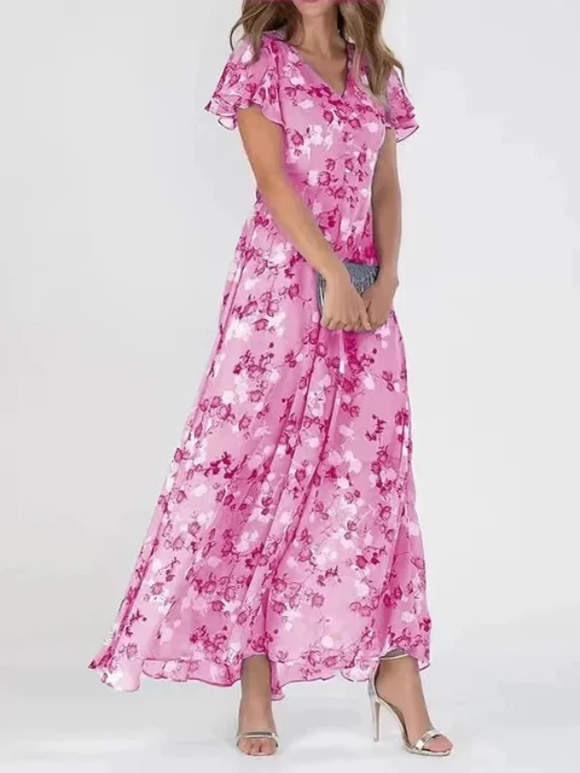 Lisa – Glamouröses Kleid für Damen, das den Bauch bedeckt