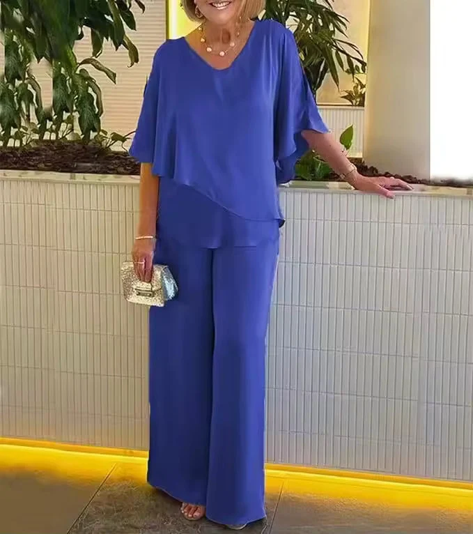 Monika – Eleganter Jumpsuit für Damen mit Lagenlook