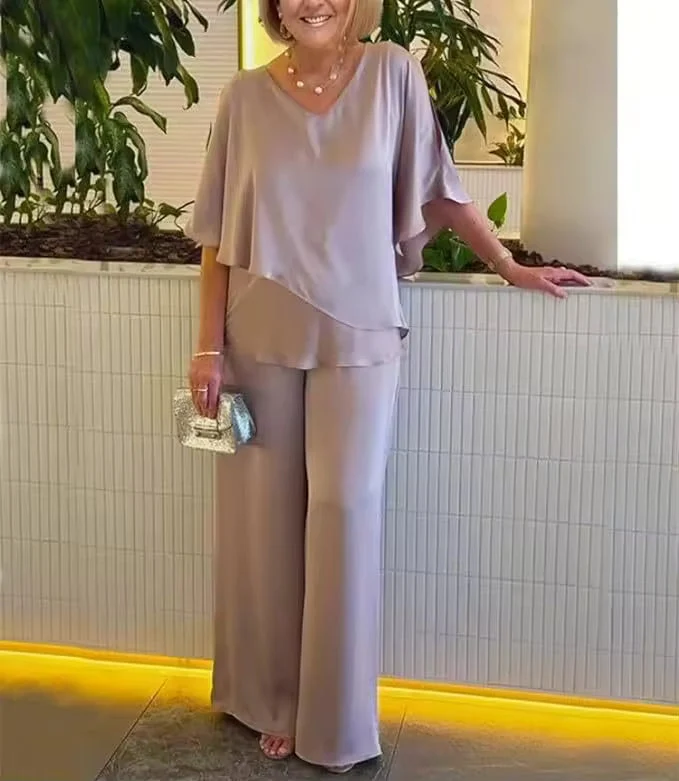 Monika – Eleganter Jumpsuit für Damen mit Lagenlook