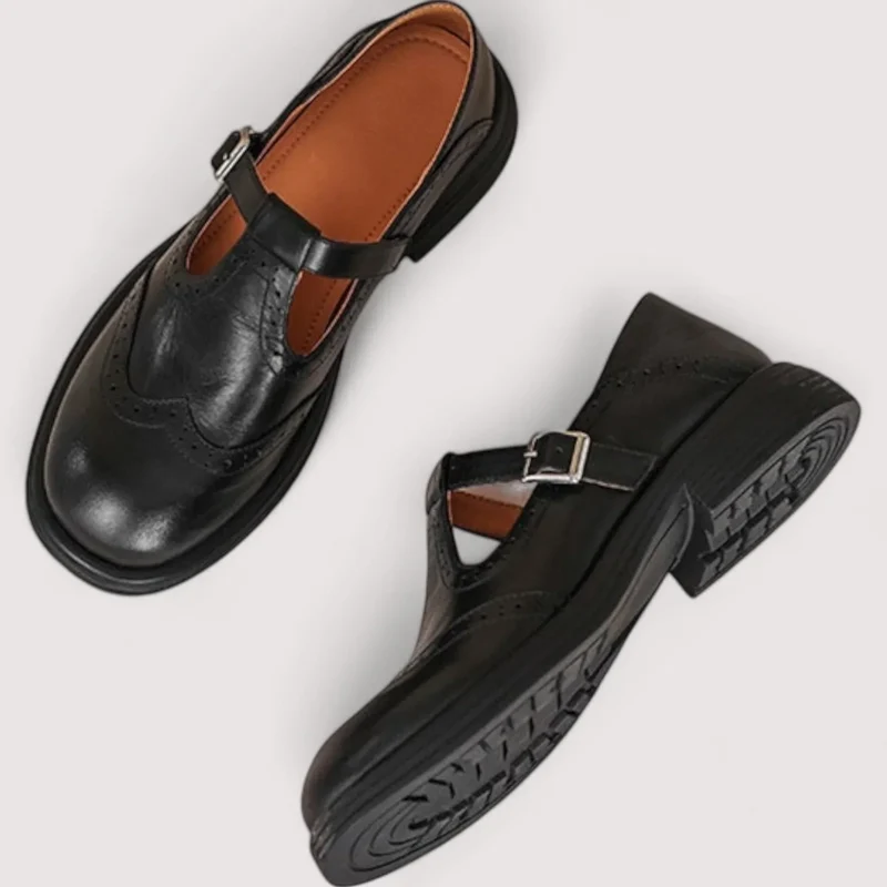 Theresa – Mary-Jane-Schuhe mit T-Riemen für Damen