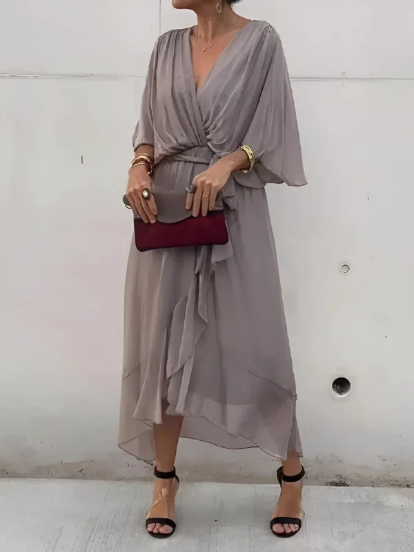 Vanessa – Elegantes Wickelkleid für Damen