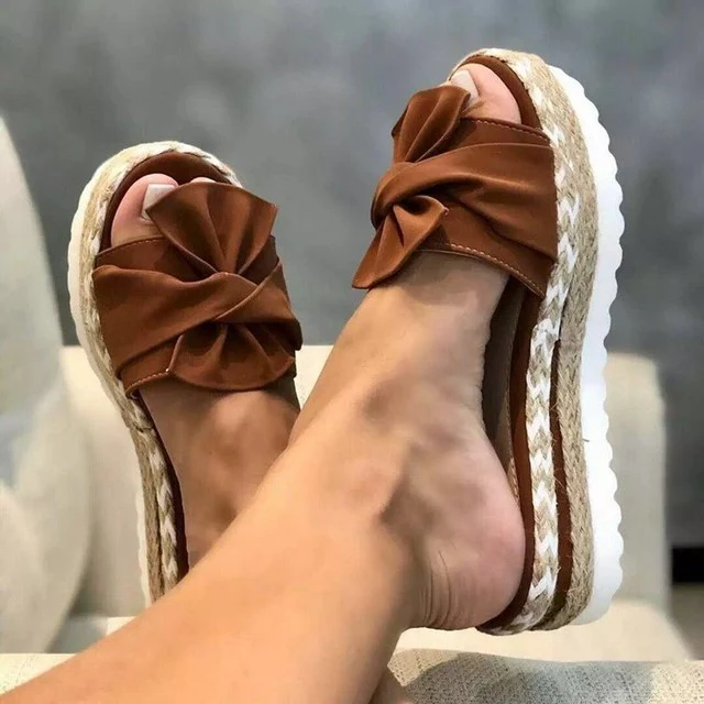 Isla – Espadrille-Sandalen für Damen mit Schleifenverzierung