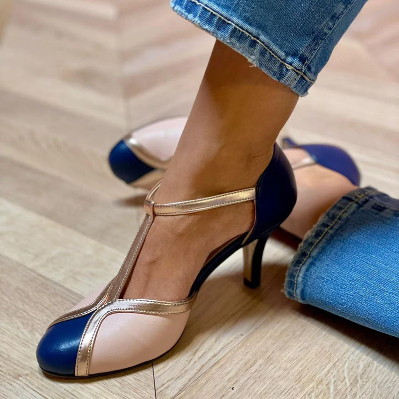 Daniela – Pumps mit T-Riemchen für Damen
