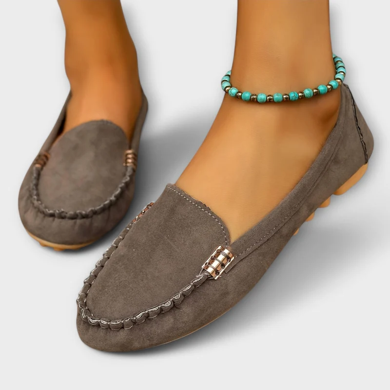 Laura – Damen-Loafer aus Wildleder