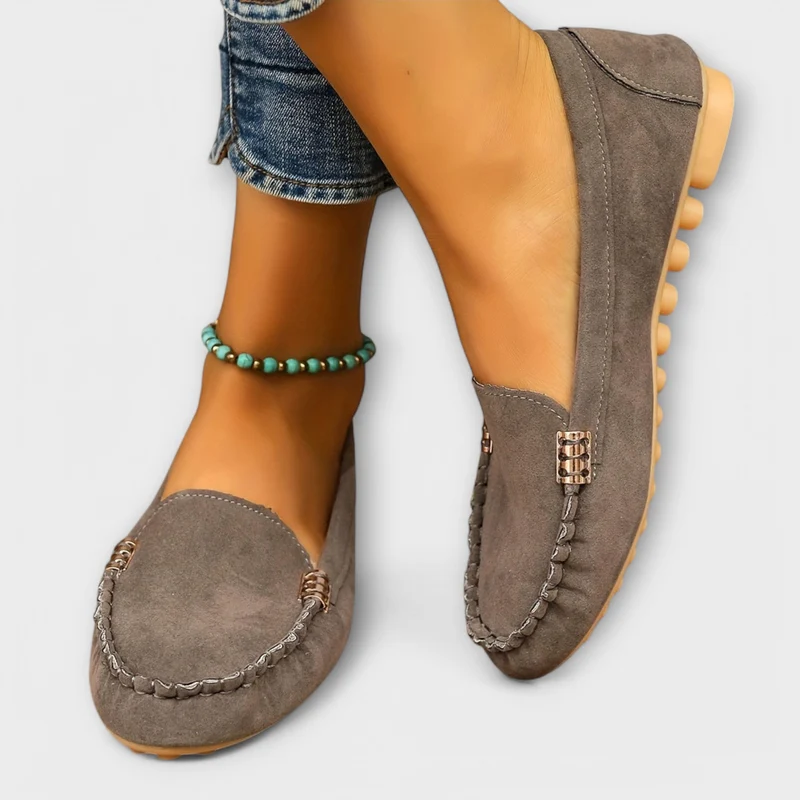 Laura – Damen-Loafer aus Wildleder