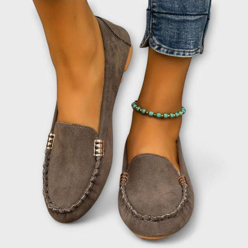Laura – Damen-Loafer aus Wildleder
