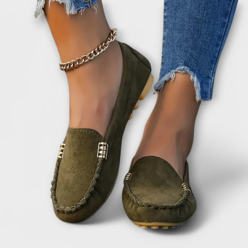Laura – Damen-Loafer aus Wildleder