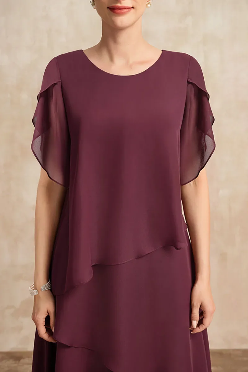 Luisa – Chiffon-Kleid mit Lagenlook für Damen