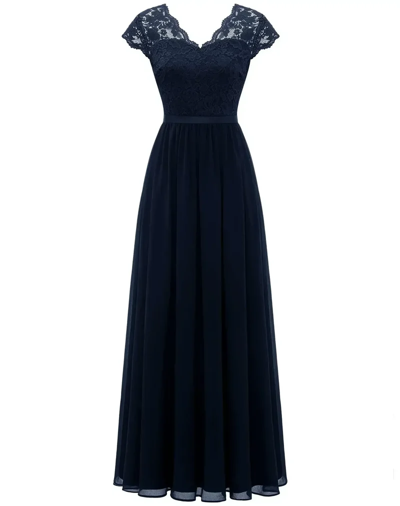Sandra – Elegantes Abendkleid aus Spitze für Damen