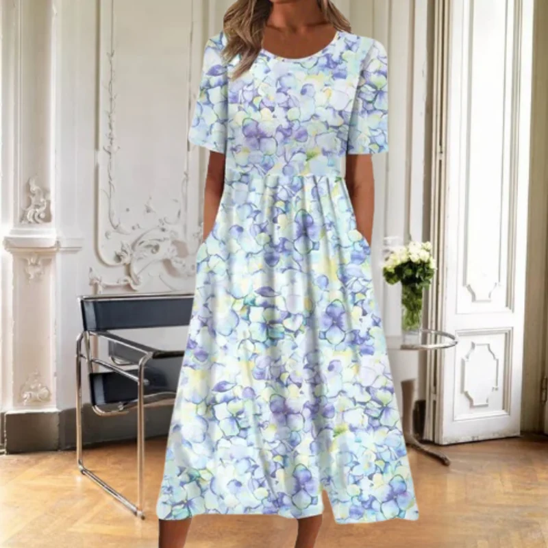 Verena – Maxikleid für Damen mit Blumenmuster