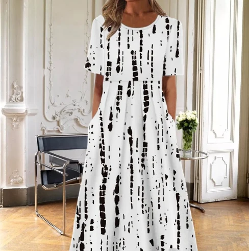 Verena – Maxikleid für Damen mit Blumenmuster