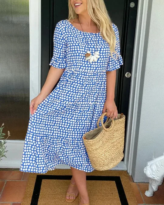 Carina – Sommerkleid für Damen mit Blumenmuster