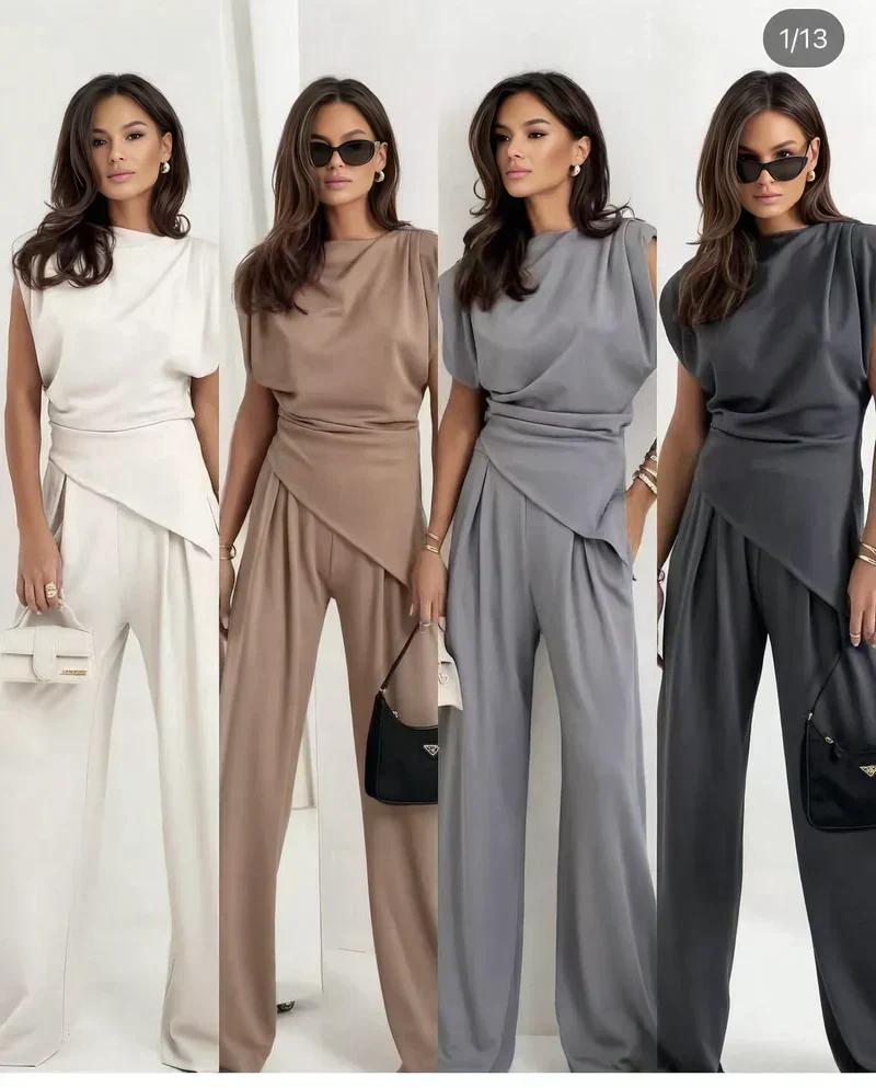 Elvira – Stilvoller, drapierter Jumpsuit für Damen