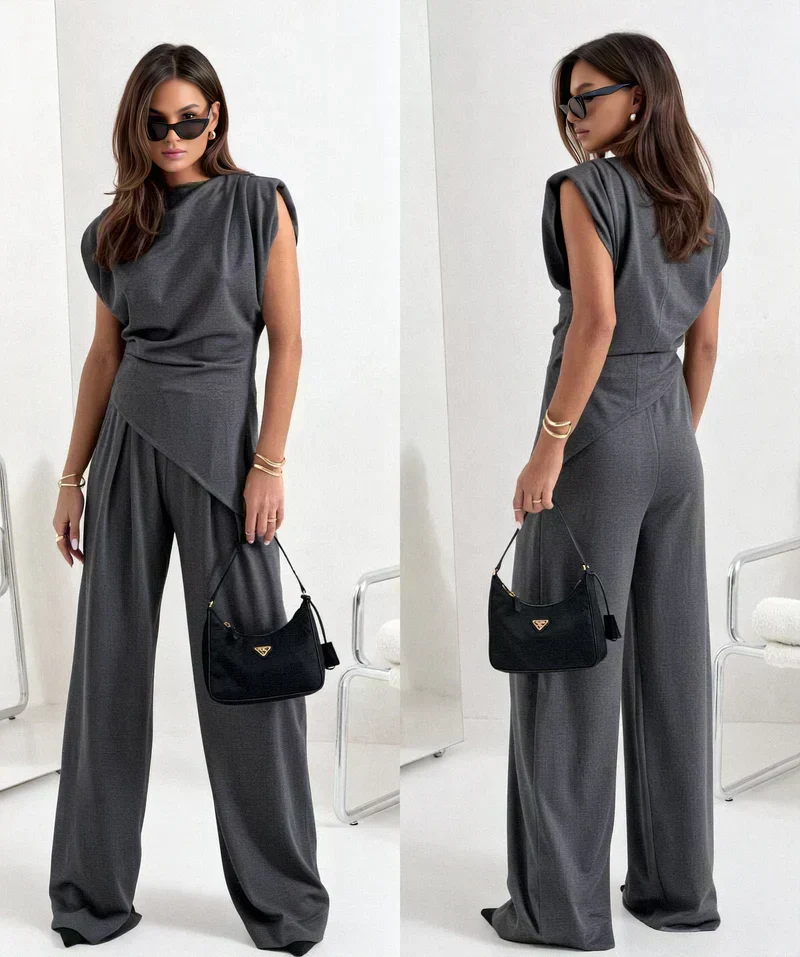 Elvira – Stilvoller, drapierter Jumpsuit für Damen