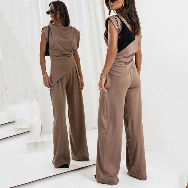 Elvira – Stilvoller, drapierter Jumpsuit für Damen