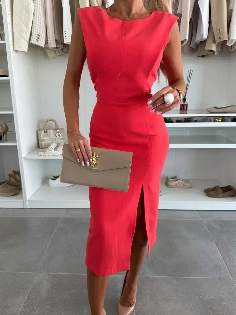 Karina – Elegantes Midi-Kleid für Damen
