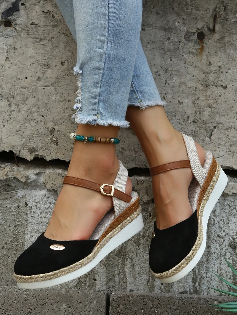 Verena – Espadrille-Sandalen mit Keilabsatz für Damen