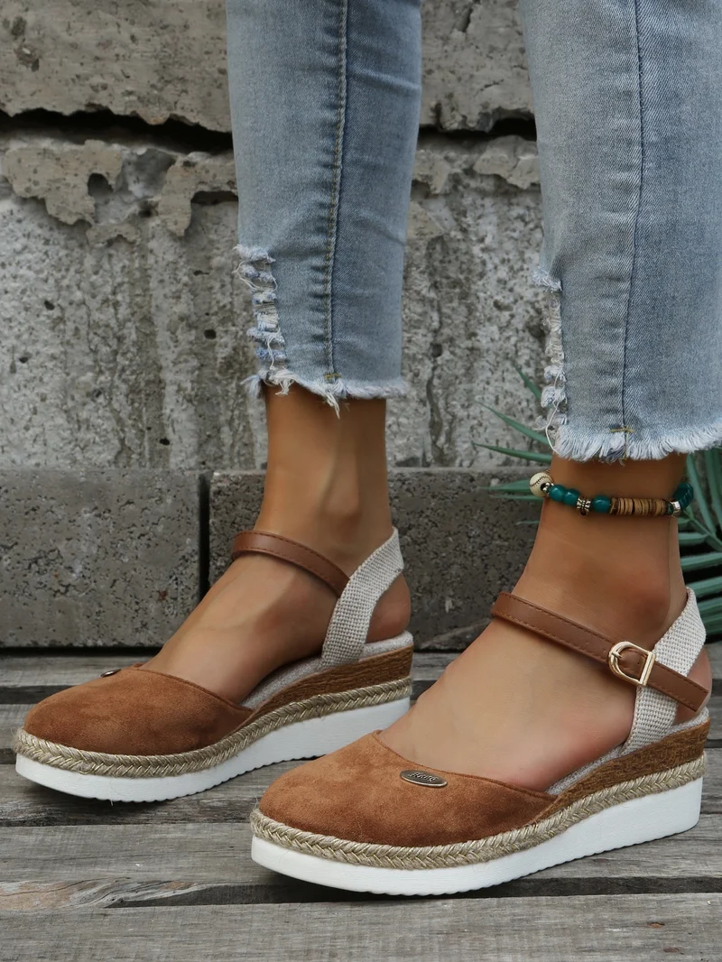 Verena – Espadrille-Sandalen mit Keilabsatz für Damen