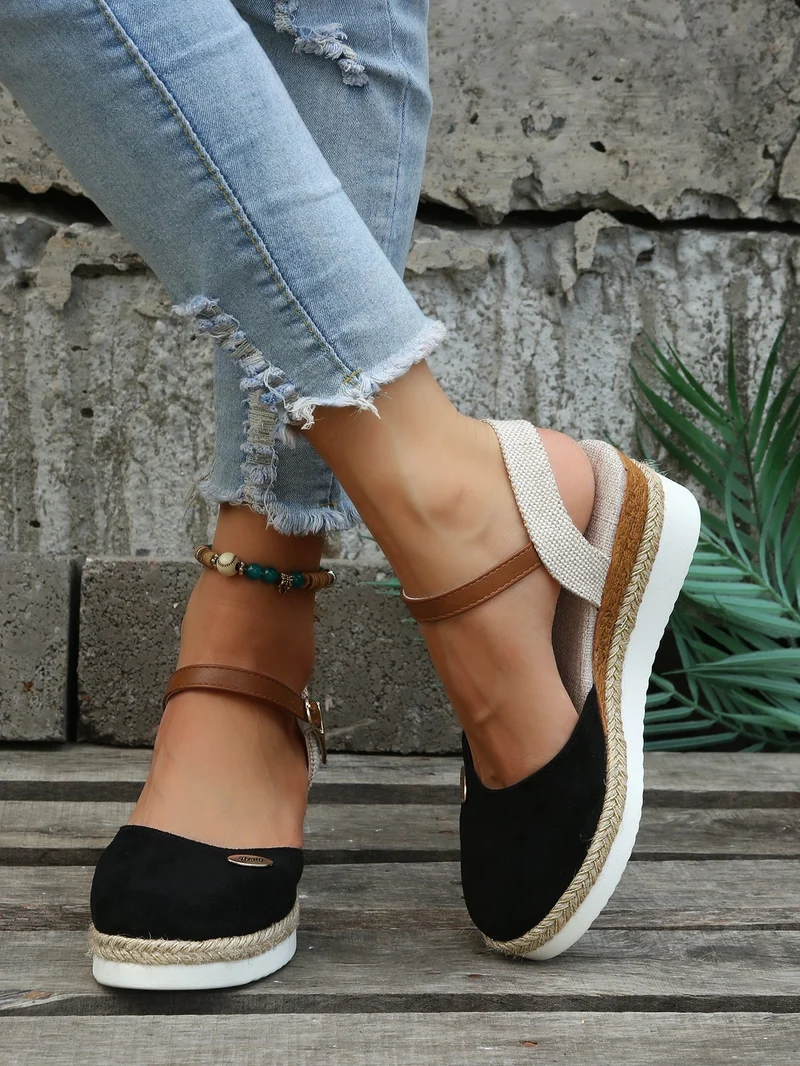 Verena – Espadrille-Sandalen mit Keilabsatz für Damen